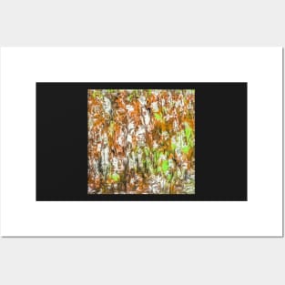 Abstract in Autumn Colors Posters and Art